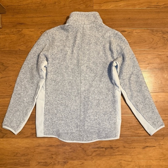 LULULEMON Tundra Trek 1/2 Zip Heathered Silver Spoon Pullover Sweatshirt Medium - Picture 5 of 8